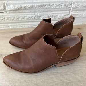 Frye Brown Ankle Booties